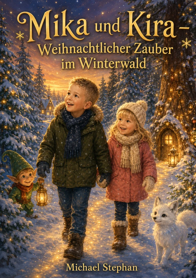 Weihnachtlicher Zauber im Winterwald